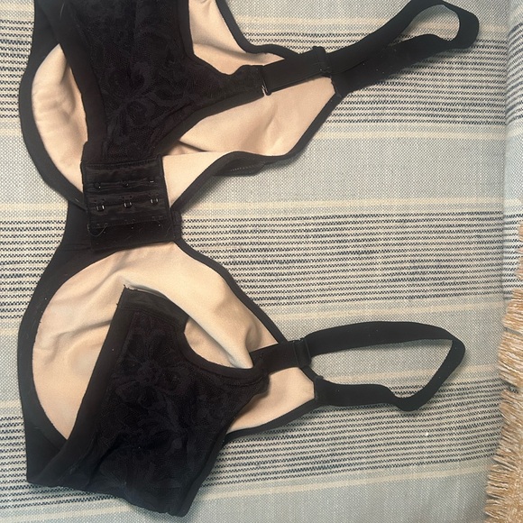 Bali Breathe Underwire Bra 40DD Black Lace Full Coverage - Picture 7 of 7